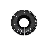 Interior Trim Accessory For VW For GOLF 4 5 6 7 For JETTA For MK6 For MK5 For Polo For Passat B5 B6 B7 For Skoda Car Ignition Key Ring Switch Cover Car Molding Strip(Black)