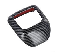Interior Trim Accessory Gear Shift Knob Cover with Carbon Fiber Visual Effect Replacement for Nissan for Rogue 2021 2024