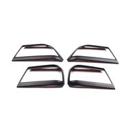Interior Trim Car Inner Door Handle Frame Inner Door Bowl Protection Sticker Car Accessories For Land For Rover For Defender 90 110 2020-2024(For 110 Matte black)