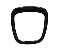 Interior Trim Covers For A4 B6 B7 B8 A6 C6 A5 Q7 Q5 A3 8P S3 1Pcs ABS Auto Steering Wheel Center Panel Frame Decorative Circle Car Panel Cover Trims Frame(Zwart)
