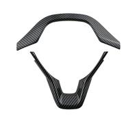 Interior Trim Covers For Accord 2018-2022 For City 2020-2024 Steering Wheel Panel Trim Sticker Decoration Cover Car Panel Cover Trims Frame(Carbon fiber black)