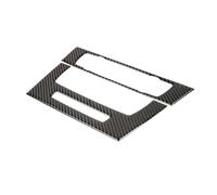 Interior Trim Covers for E90 E92 E93 Carbon Fiber Car Interior Decoration Center Console CD AC Panel Sticker Car Panel Cover Trims Frame
