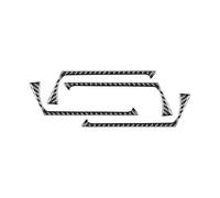 Interior Trim Covers For GS 2013-2019 Car Door Handle Frame Trim Cover Decoration Interior Accessories Carbon Fiber Car Panel Cover Trims Frame