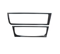 Interior Trim Fits For A6 C7 2012-2018 LHD Car Styling Interior Stainless Steel Center Console CD Frame Decoration Cover Trim(Black)