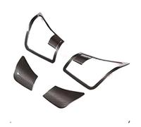 Interior Trim Fits For Benz For C E Class For Coupe C204 W207 2009-2016 Car Front Seat Backrest Lock Switch Cover Handle Trim(Carbon Fiber appearance Black)