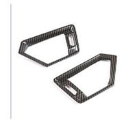 Interior Trim Fits For BMW 3 Series G20 G28 Window Glass Lifting Buttons Decoration Frame Cover Trim Interior Car Carbon Fiber Color(Both sides vent)