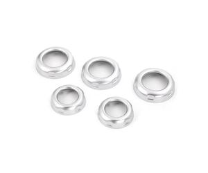 Interior Trim Fits For Land For Rover For Discovery 4 For Range For Sport Central CD Volume Air Conditioning Knobs Cover Trim Inner