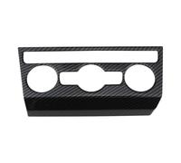 Interior Trim Fits For VW For T-roc 2018-2023 Decoration Sticker Accessories Car Central Console Panel Trim Cover(Black carbon)
