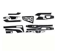 Interior Trim For A4 For A5 B9 2017 2018 2019 3D Carbon Fiber Style Interior DIY Trim Decal Center Console Gear Panel Door Handle Kit LHD Auto Central Inner