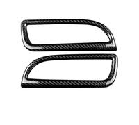 Interior Trim for Abarth 595 695 2017 2018 2019 2020 2021 2022 2023 2024 Rear Rear Fog Light Frame 1Pair Real Hard Carbon Fiber Sticker Cover Trim Sticker