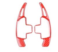 Interior Trim For Benz For W222 C217 W464 For EQB X243 For GLA Car Steering Wheel Shift Paddle Shifter Extended Carbon Fiber ABS Auto central Decoration(Red Carbon Fiber,For E*QB X*243 22-23)