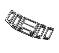 Interior Trim for BMW E90 E92 E93 Interior Accessory 5pcs Car Auto Carbon Fiber Interior Sticker Central Air Vent Outlet Trims Auto Central Inner