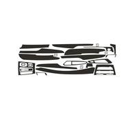 Interior Trim For BMW For X5 F15 For X6 F16 2014-2018 Interior Central Control Panel Door Handle 5D Carbon Fiber Stickers Decals Car Styling(5D CF Black,F15 X5)