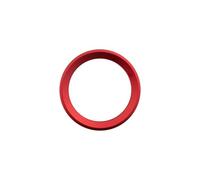 Interior Trim For BMW M3 M5 E36 E46 E60 E90 E92 X1 F48 X3 X5 X6 Decoration Ring Styling Interior Car Steering Wheel Circle Sticker Auto Interior(Red)