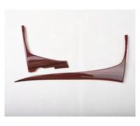Interior Trim For Buick For Encore 2013 2014 2015 Accessories Front Horizontal Strip Decorative Panel Carbon Fiber Style ABS Sticker Interior Accessories(Wood grain)