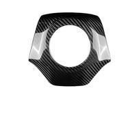 Interior Trim For Chevrolet For Camaro 2016-2019 2020 2021 2022 2023 Car Steering Wheel Center Cover Real Dry Carbon Fiber Sticker Car Interior(Black)