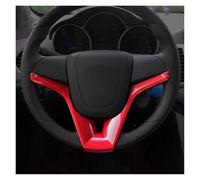 Interior Trim For Chevrolet For Cruze Sedan Hatchback 2009 2010 2011 2012 2013 2014 Car Interior Steering Wheel Sequins Trim Car Interior Trim Strips(Red)