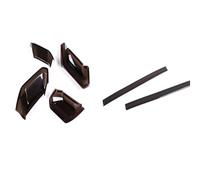 Interior Trim For Chevy For Corvette C7 2014-2019 ABS Blackened Car Rear Tail Light Rear Fog Lamps Blackout Cover Trim Sticker Car Accessories(Style C)