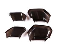 Interior Trim For Chevy For Corvette C7 2014-2019 ABS Blackened Car Rear Tail Light Rear Fog Lamps Blackout Cover Trim Sticker Car Accessories(Style A)