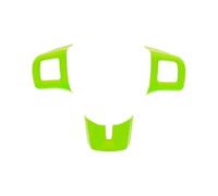 Interior Trim For Dodge For Challenger For Charger For Durango For Dart 2009-2014 Steering Wheel Decoration Cover Car Interior Trim Strips(Light Green)
