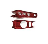 Interior Trim For Ferrari F12 For Berlinetta 2013-2017 Car Central Control Gear Cup Holder Trim Panel Cover Sticker Accessories Car Accessories(Red)