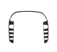 Interior Trim for Fiat for Bravo 2006-2012 2014 2015 2016 2017 2018 LHD RHD Central Control Button Trim Real Soft Carbon Fiber Sticker Cover Trim Sticker