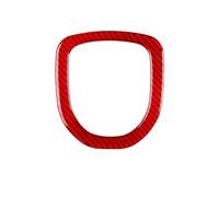 Interior Trim for Holden for Commodore 2006-2012 Gear Shift Frame Panel Trim Cover Car Accessories Sticker Car Accessories(Red Carbon Fiber)