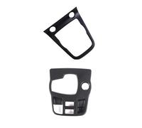 Interior Trim For Jaguar For F-TYPE 2013-2024 Center Console Gear Shift Control Frame Gearshift Panel Cover Car Accessories ABS Carbon Fibre(2pcs Matte black)