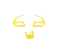 Interior Trim For Jeep For Renegade 2016 Up For Compass 2017 2018 2019 2020 Steering Wheel Decoration Cover Car Interior Trim Strips(Yellow B)