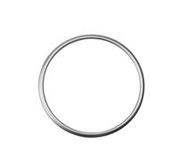 Interior Trim For Kia KX For Cross For K2 2014-2019 ABS Car Inner Steering Wheel Ring Center Circle Cover Trim Decoration Sticker Car Accessories(Matte silver)