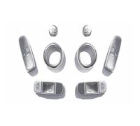 Interior Trim For Land For Rover For Discovery 5 2017-2020 Car Seat Side Adjustment Button Panel Frame Decoration Cover Trim Car Interior Trim Strips(Style B-Silver)