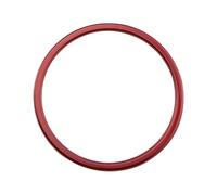 Interior Trim For Mazda 3 6 CX3 CX-3 CX-5 CX5 CX8 CX 9 For Axela 2017 2018 Car Steering Wheel Center Logo Circle Ring Cover Sticker Auto Interior(Red)