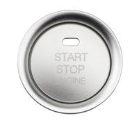 Interior Trim for Mazda CX5 CX3 CX4 Cx-3 3 6 for Axela for Atenza Car Engine Start Stop Switch Button Ignition Key Ring Cover Sticker Car Accessories(Silver)