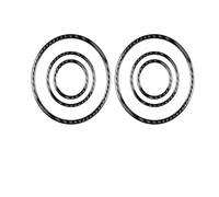 Interior Trim For Mustang 2015-2020 2021 2022 2023 Sticker Interior Trim Car Speaker Frame Real Soft Carbon Fiber Car Interior Accessories