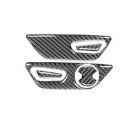 Interior Trim for Mustang GT 2015-2021 Car Interior Seat Adjust Button Panel Frame Trim Cover Sticker Decor Car Interior Trim Strips(Left-Hand Drive)