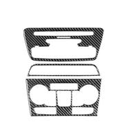 Interior Trim for Q3 for RSQ3 8U 2015-2018 Central Control Radio CD AC Panel Set Trim Cover Car Accessories Interior Sticker Car Accessories(Red Carbon Fiber)