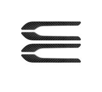 Interior Trim For Tesla For Model 3 Y 2017-2025 2026 True Carbon Fiber Door Handle Cover Exterior Door Handle Decoration Patch Cover Trim Sticker(Matte carbon fiber)