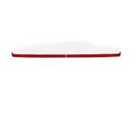Interior Trim for Tesla for Model Y for Juniper for Model 3 for Highland Dashboard Air Outlet Trim Instrument Carbon Fiber Sticker Car Interior Auto Central Inner(Red)