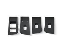 Interior Trim for Tesla for Model Y for Launch/for Juniper 2025 Car Glass Lifting Panel Window Button Frame Protective Sticker Silicone Accessories Auto Central Inner(Black)