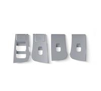 Interior Trim for Tesla for Model Y for Launch/for Juniper 2025 Car Glass Lifting Panel Window Button Frame Protective Sticker Silicone Accessories Auto Central Inner(Grey)