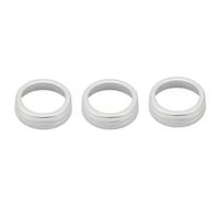 Interior Trim For VW For Magotan 2012-2015 Aluminum Car Centre Console Air Conditioning Knob Ring Cover Trim Auto central Decoration