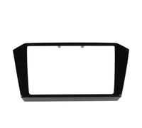 Interior Trim For VW For Passat B8 OEM Radio CD Player Panel Frame Air Conditioning Ashtray Cover Shift Knob Piano Black 8 Inch Auto central Decoration(8 inch Frame)