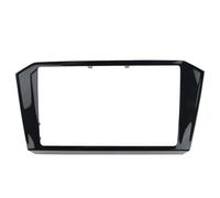Interior Trim For VW For Passat B8 OEM Radio CD Player Panel Frame Air Conditioning Ashtray Cover Shift Knob Piano Black 8 Inch Auto central Decoration(9.2 inch Frame)
