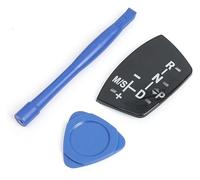 Interior Trim Frame for X1 X3 X5 X6 M3 M5 F01 F10 F30 F35 F15 F16 F18 Car Shift Knob Panel Gear Button Cover Emblem Sticker(Long)