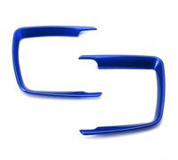 Interior Trim Kit for Headlight Switch Surround - LED-Illuminated Decorative ABS Accent For Ring Compatible with 2 Series (F22), 3 Series (F30/F31(BLUE)