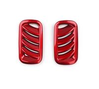 Interior Trim Replacement for Kia for Morning for Picanto 2021-2023 Red Interior Central Console Gear Shift Window Button Cover Upper Air Vent Outlet Trim Panel Frame Cover Gear Shift Knob(Upper