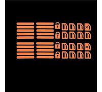 Interior Trim Stickers Car Window Button Luminous Sticker Universal Style Glowing Lifter Switch Night Fluorescent Decals Interior Stickers