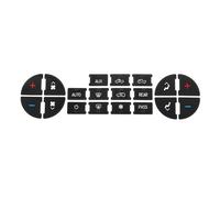Interior Trim Stickers Compatible with Buick for Enclave 2008 2009 2010 2011 2012 AC Dash Button Repair Kit Decal Stickers Replacement Accessories