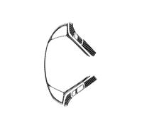 Interior Trim Stickers Steering Wheel Button Frame LHD RHD For Infiniti Interior Accessories(Black)