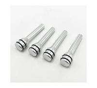 Interior trim strips Car Safety Pins Aluminium Alloy Universal Bolt Door Lock Knob Pull Pin Car Interior(Silver)